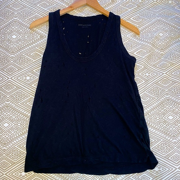 Deep Holes Scoop Neck Tank Top - Picture 4 of 8